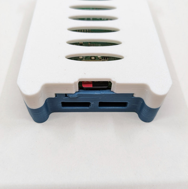 Gehäuse für den Raspberry Pi 5 mit Active Cooler - Eco Line - Slim, 100% Recycelt, Made in Germany!